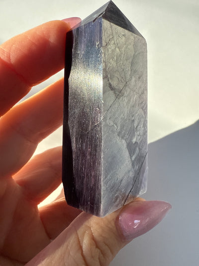 Rare Lepidolite Obelisk 1