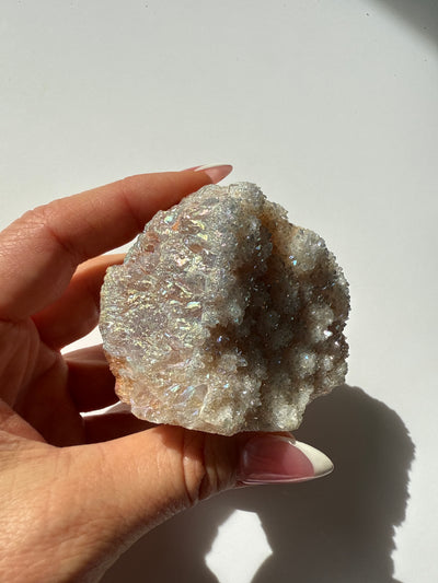 Golden Aura Quartz Cluster 10