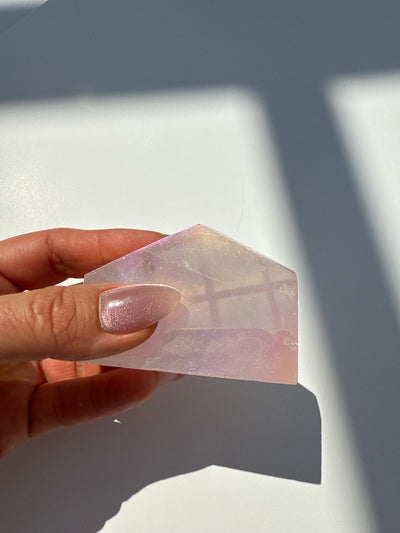 Aura Rose Quartz Piece 10