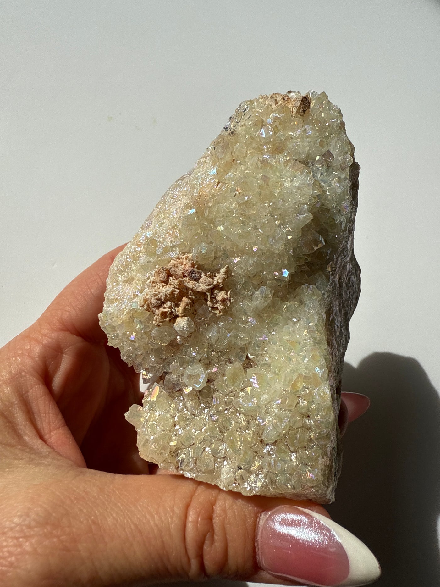 Golden Aura Quartz Cluster 3