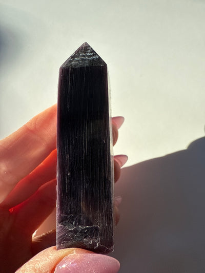 Rare Lepidolite Obelisk 23