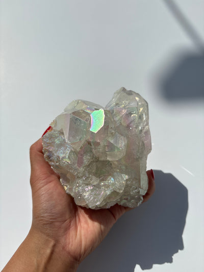 Harmonizing Angel Aura Quartz Cluster 2