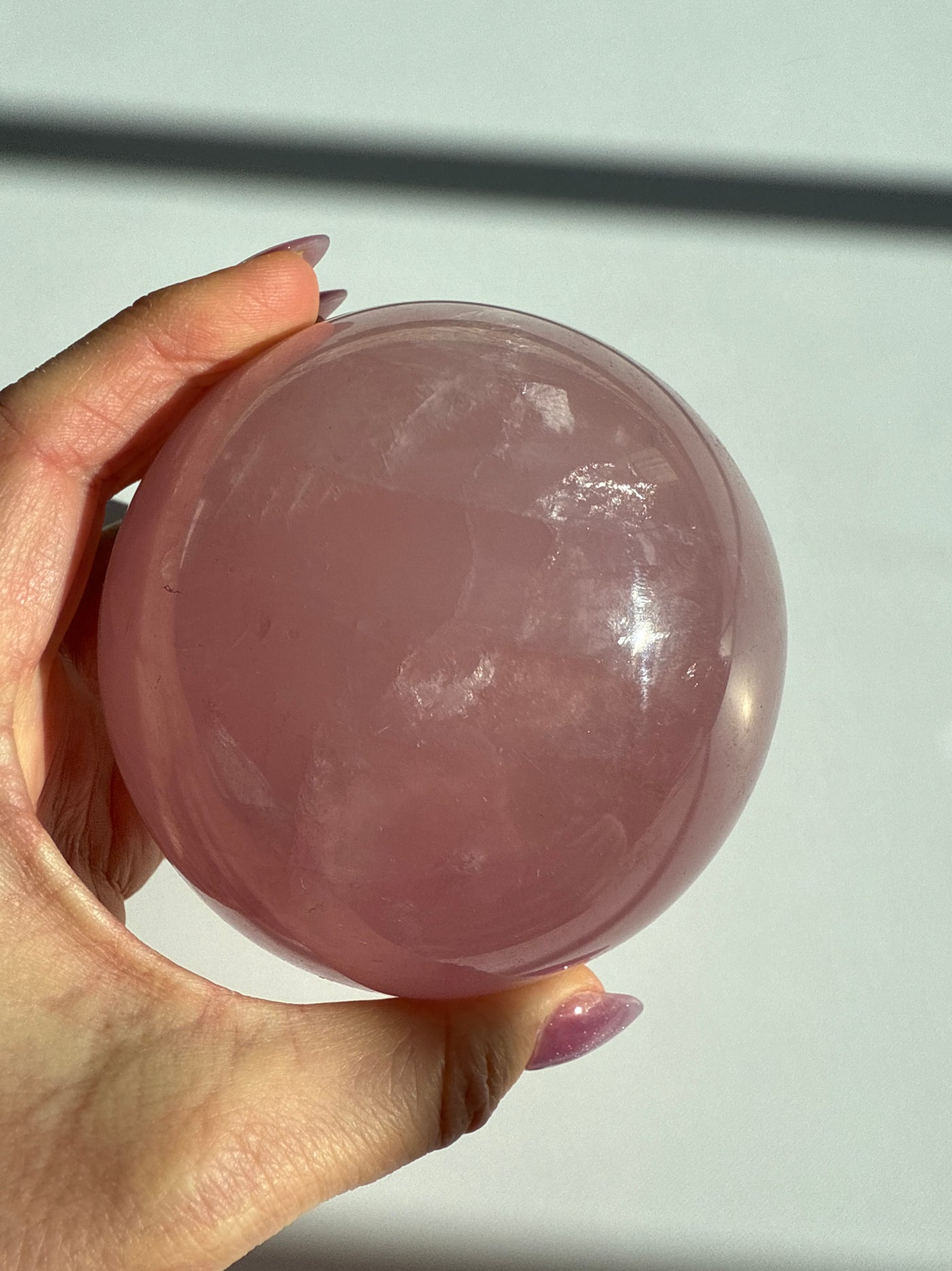 Madagascar Rose Quartz Sphere 3