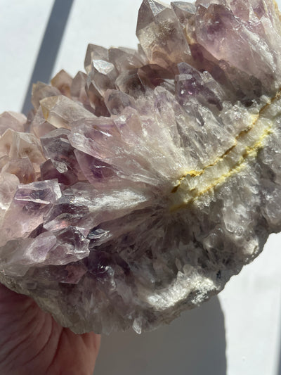 #1 RARE Ametrine Statement Cluster (with Citrine Phantoms!)  8.6lbs