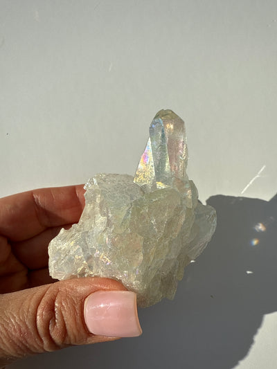 Harmonizing Angel Aura Quartz Cluster 16