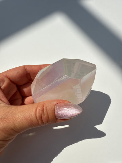Aura Rose Quartz Piece 16