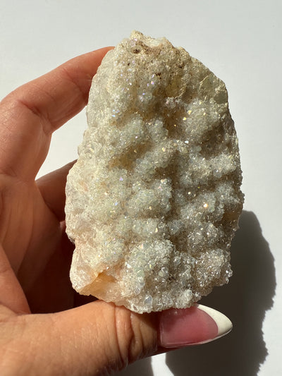 Golden Aura Quartz Cluster 8