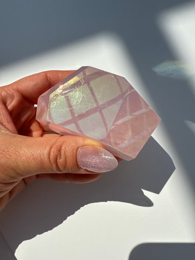 Aura Rose Quartz Piece 6