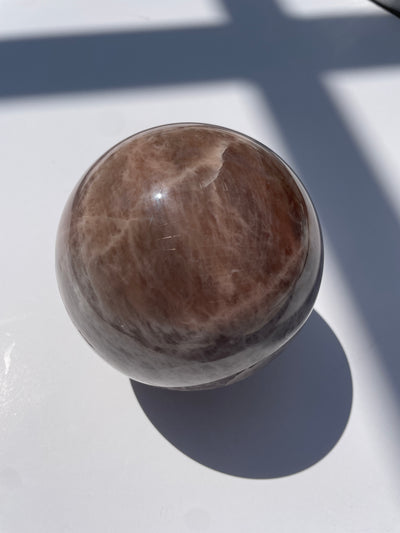 Pink Amphibole Quartz Sphere 11