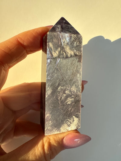 Rare Lepidolite Obelisk 7