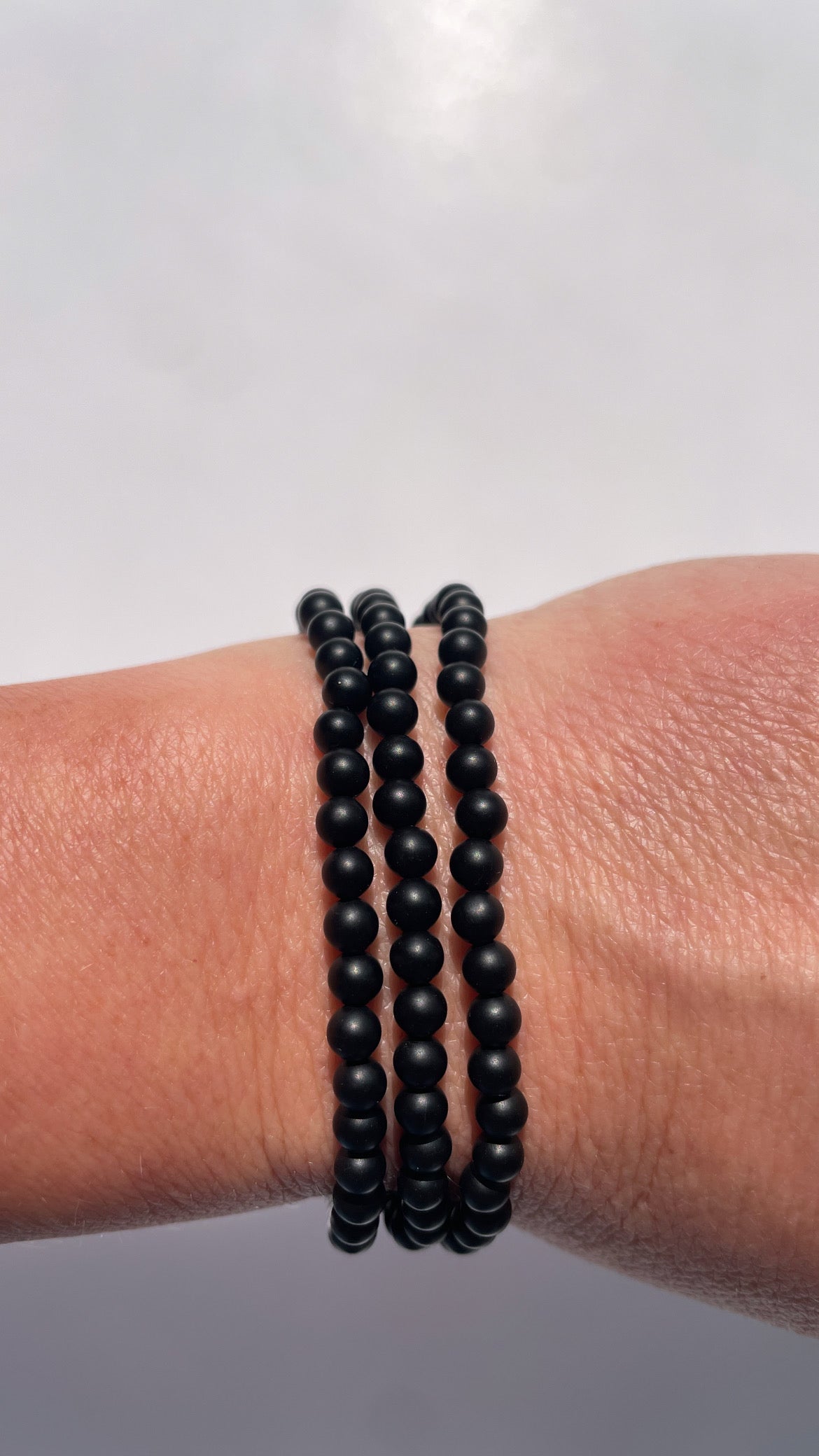 Matte Onyx Bracelet 4mm