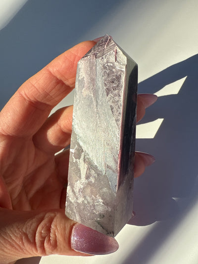 Rare Lepidolite Obelisk 22