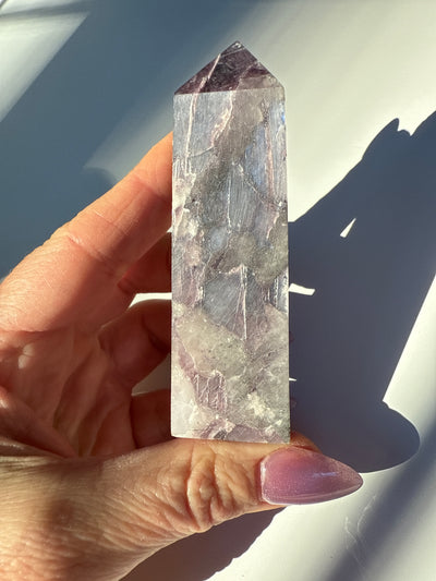Rare Lepidolite Obelisk 22