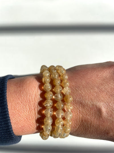 Golden Helios Quartz Bracelet