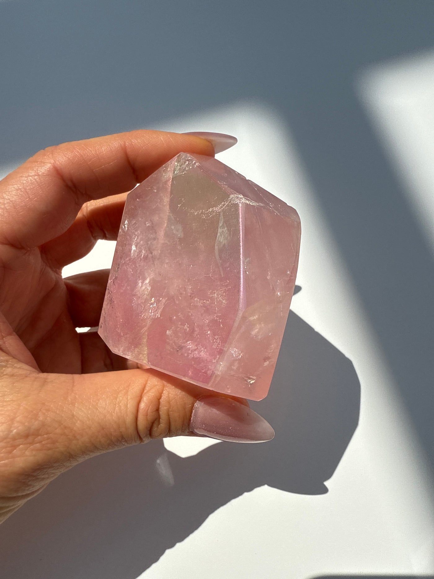 Aura Rose Quartz Piece 1
