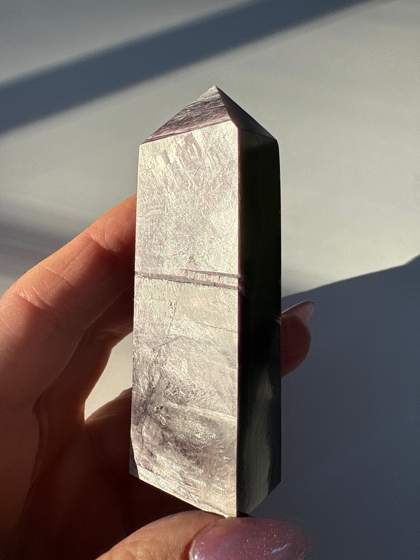 Rare Lepidolite Obelisk 14
