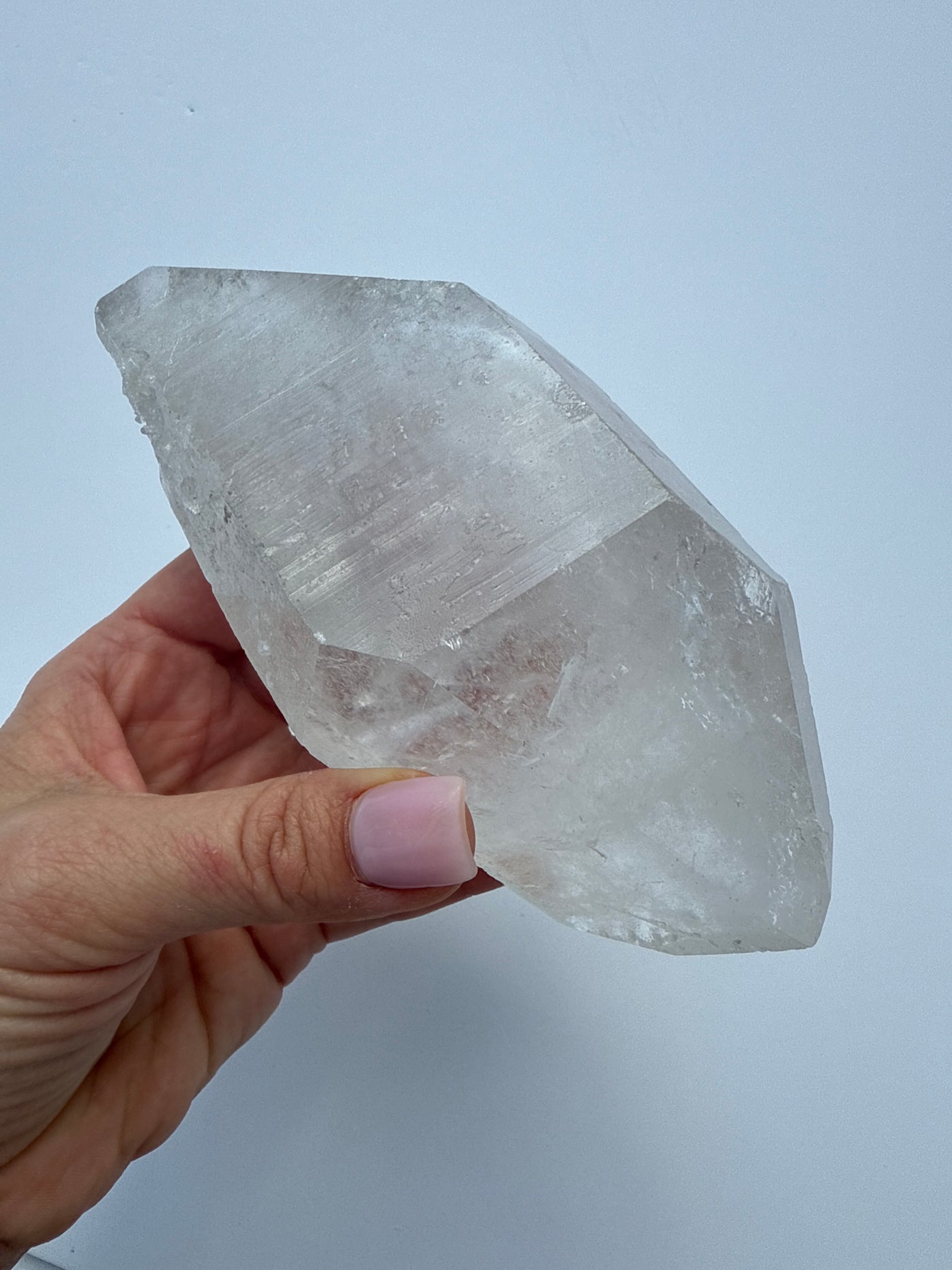 Double Terminated Clear Quartz Lemurian Piece 3