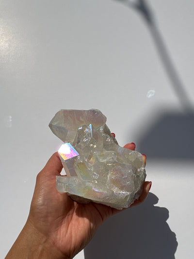 Harmonizing Angel Aura Quartz Cluster 3