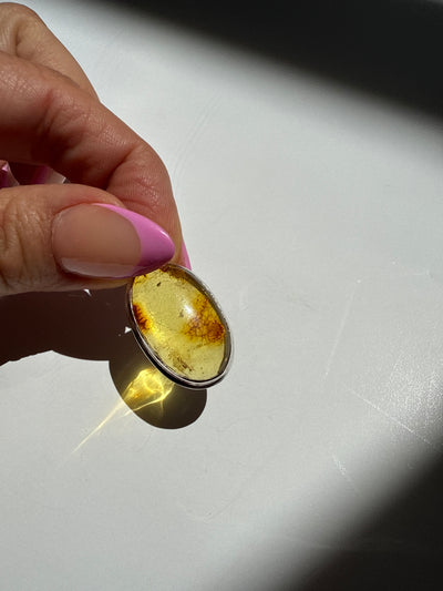Oval Amber Necklace 3