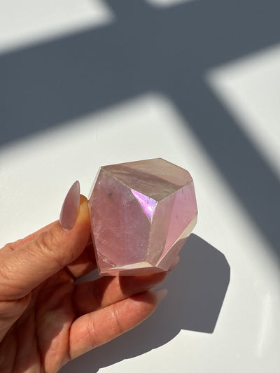 Aura Rose Quartz Piece 9