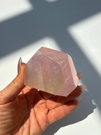 Aura Rose Quartz Piece 5