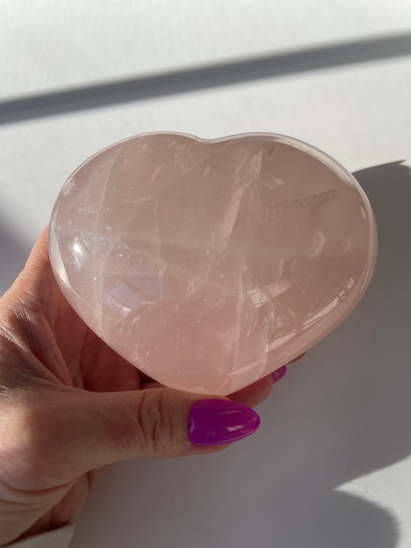 Rose Quartz Heart 3