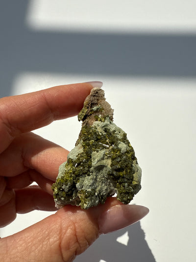 Epidote and Quartz
