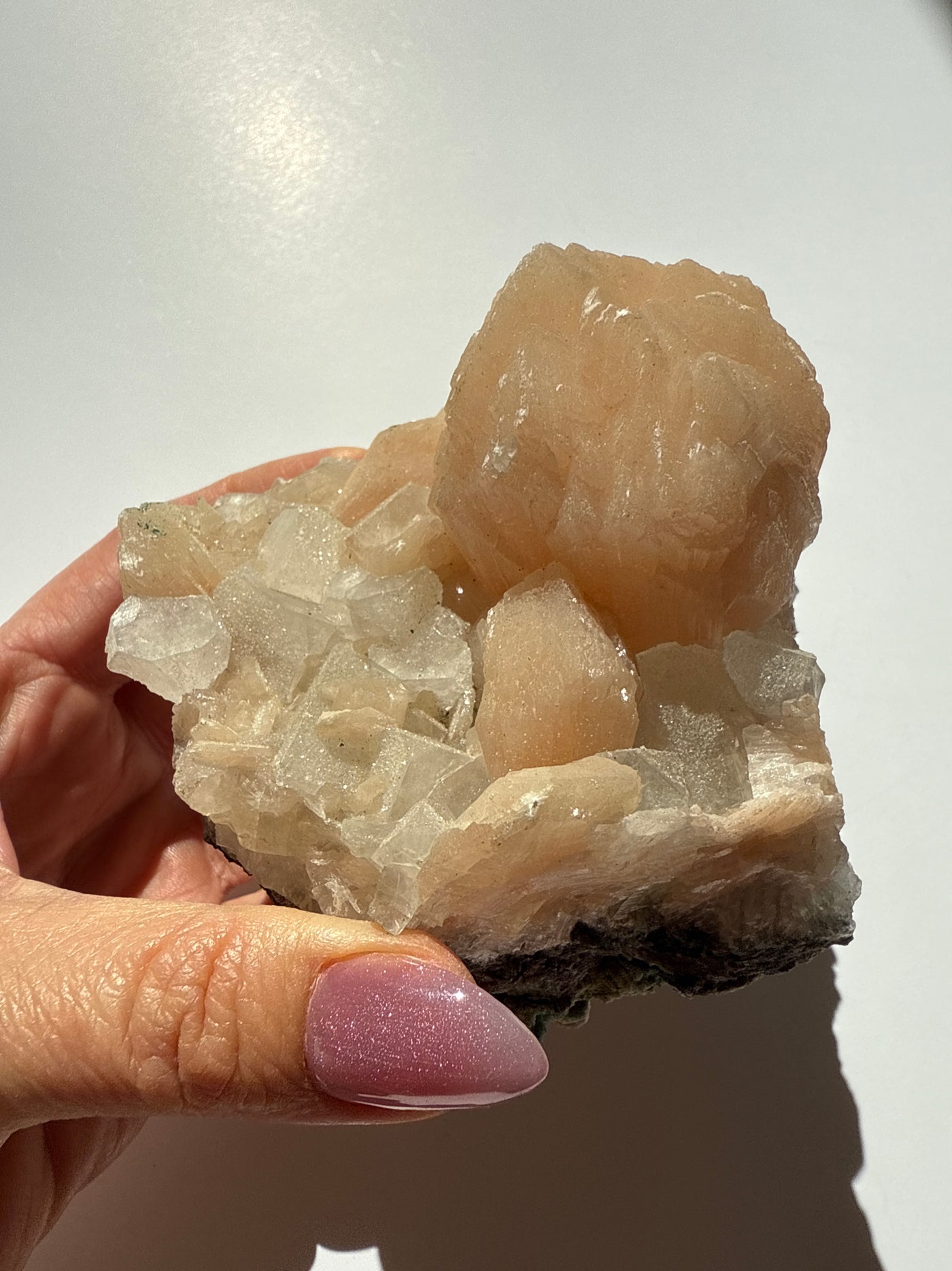 Zeolite Piece 58 - Stillbite and  Apophyllite