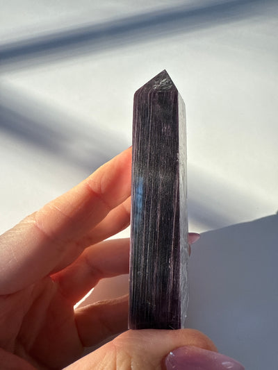 Rare Lepidolite Obelisk 3