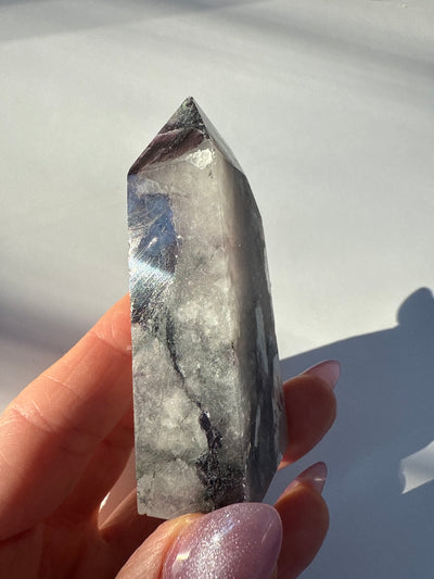 Rare Lepidolite Obelisk 4