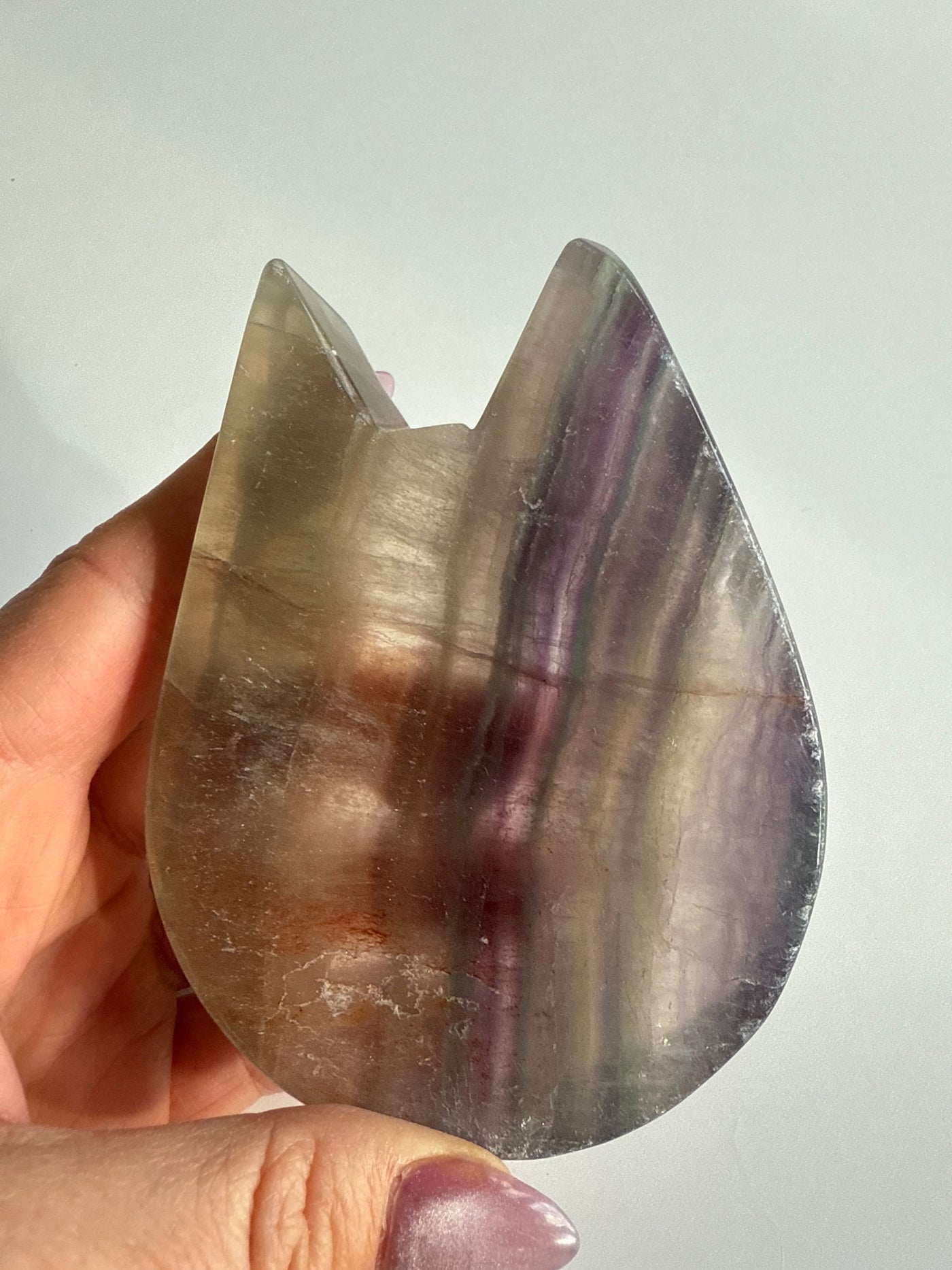 Fluorite Cat Bowl 2