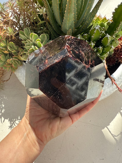 Faceted Garnet Showcase Piece 24