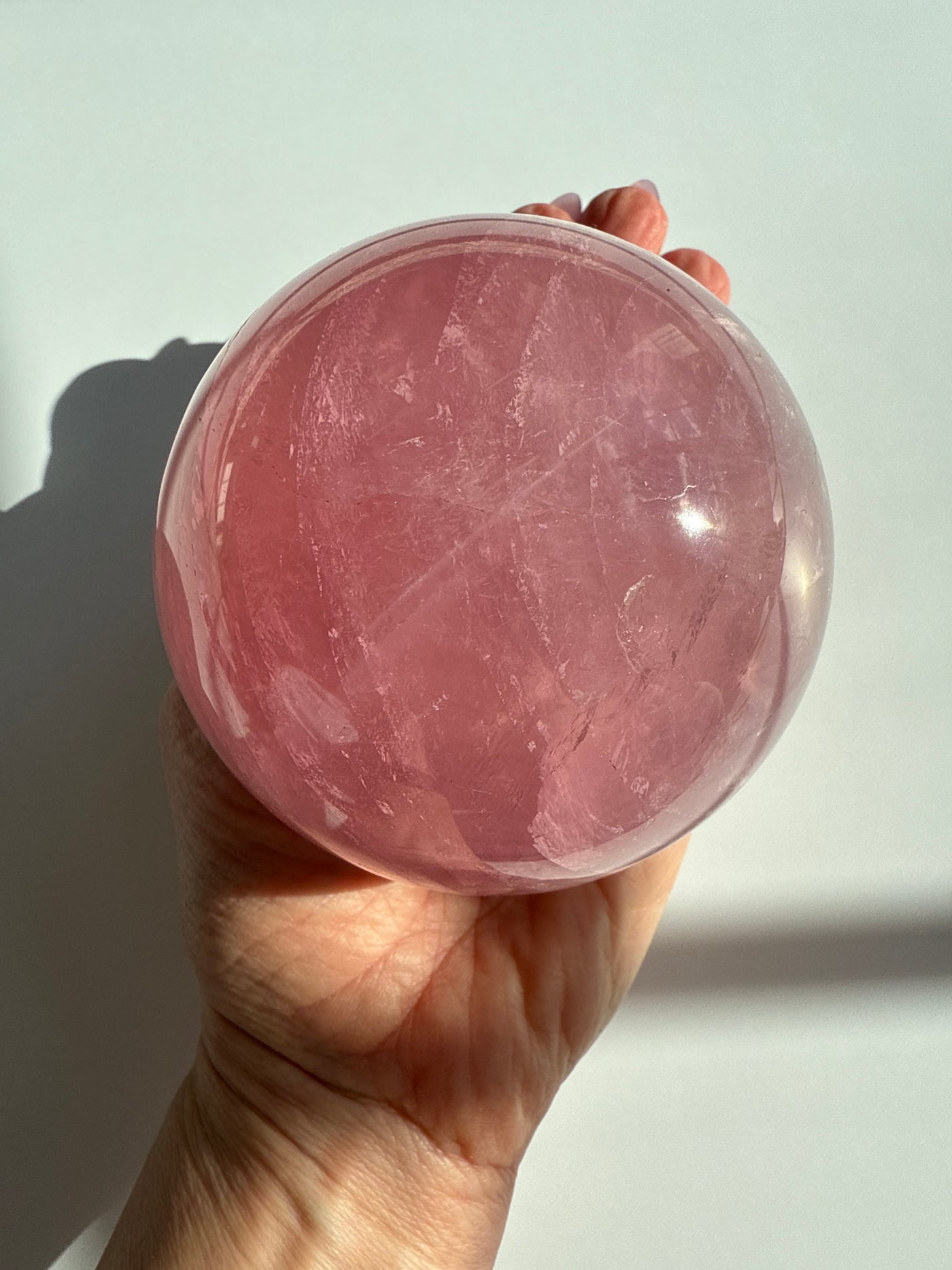 Madagascar Rose Quartz Sphere 7