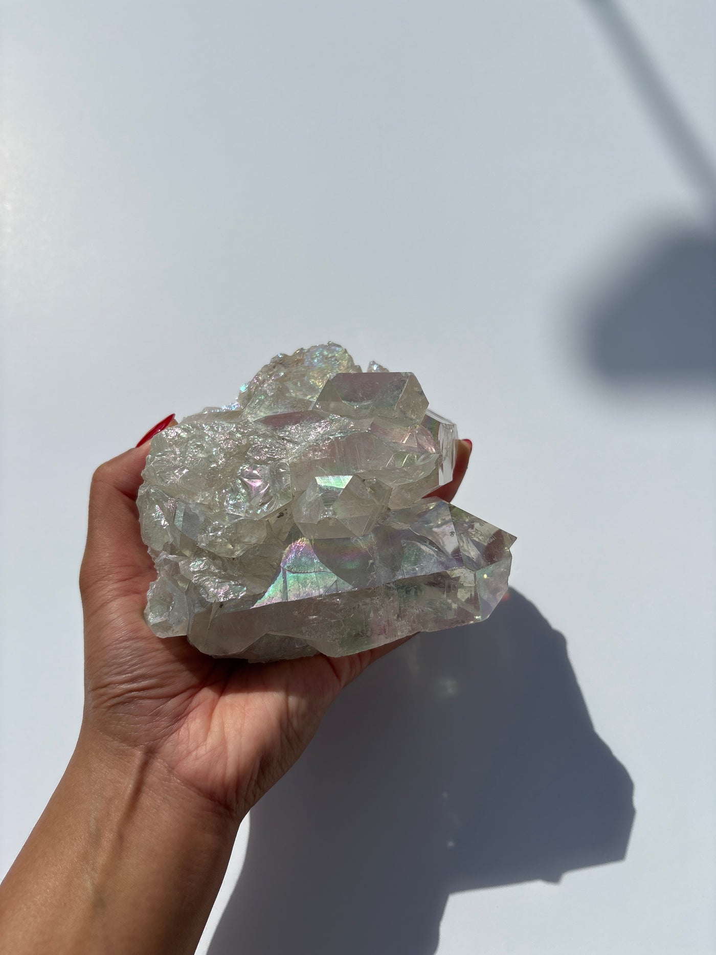 Harmonizing Angel Aura Quartz Cluster 2