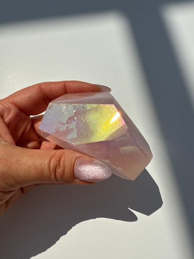 Aura Rose Quartz Piece 10