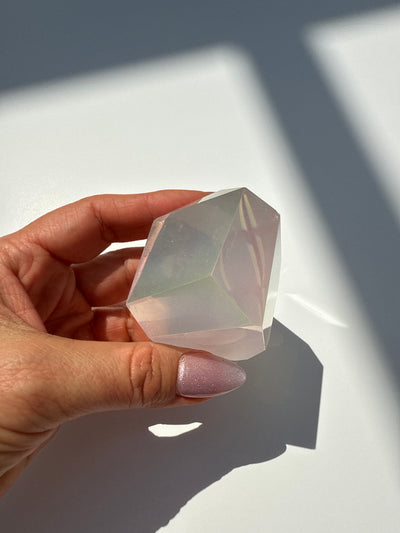 Aura Rose Quartz Piece 17