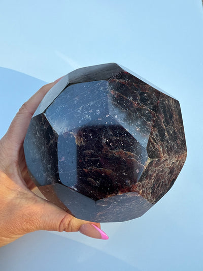 Faceted Garnet Showcase Piece 1