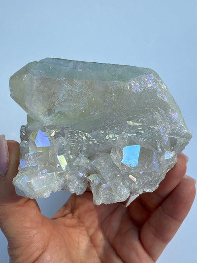 Harmonizing Angel Aura Quartz Cluster 11