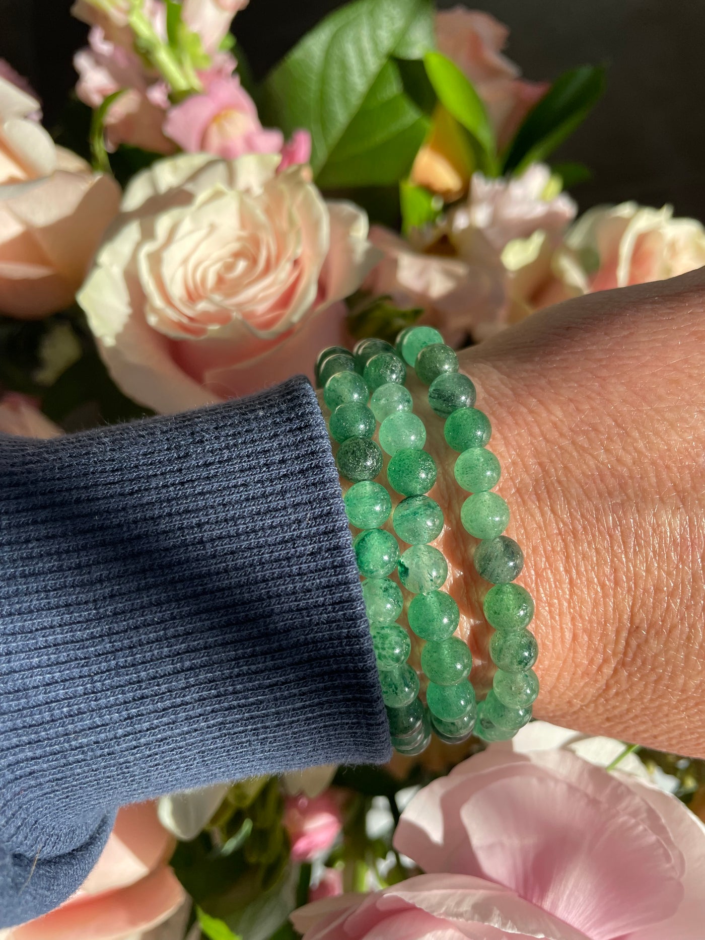 Green Lepidolite Bracelet