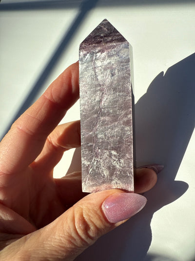 Rare Lepidolite Obelisk 29