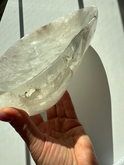 Pink Amethyst and Quartz Bowl 1