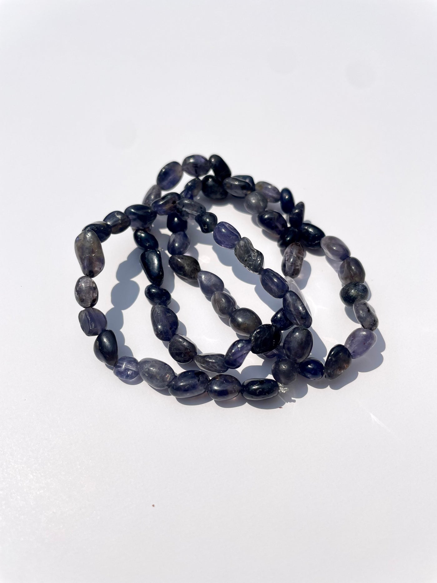 Iolite Nugget Bracelet 6-7mm