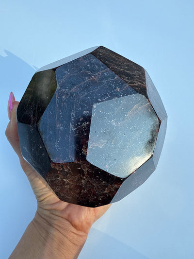 Faceted Garnet Showcase Piece 1