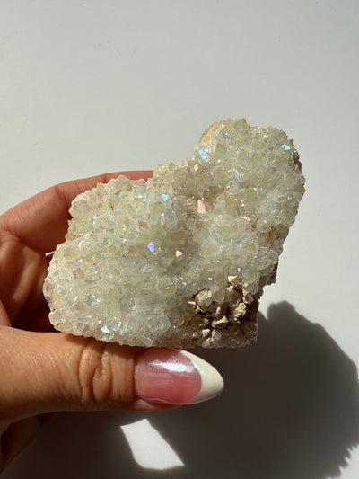 Golden Aura Quartz Cluster 9