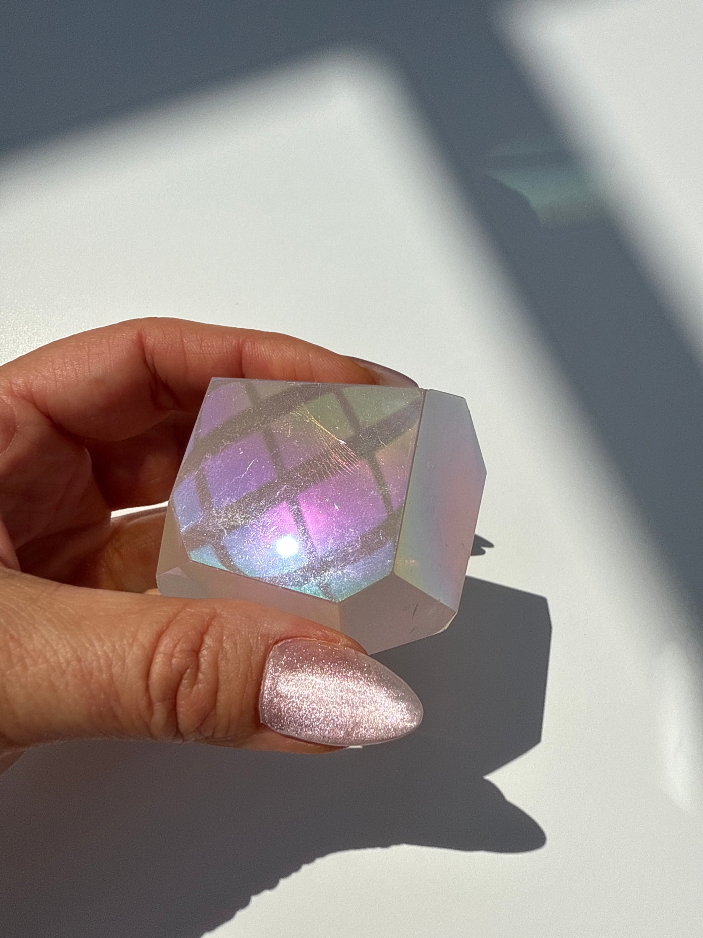 Aura Rose Quartz Piece 17
