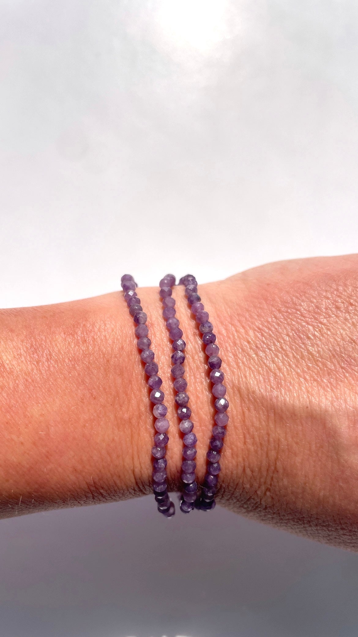 Faceted Lepidolite Bracelet