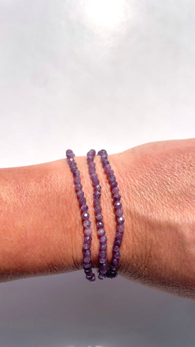 Faceted Lepidolite Bracelet