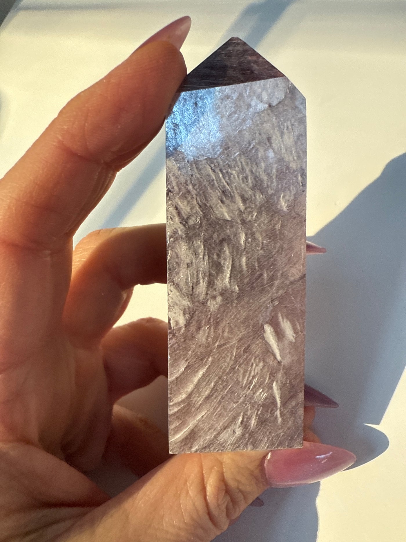 Rare Lepidolite Obelisk 31
