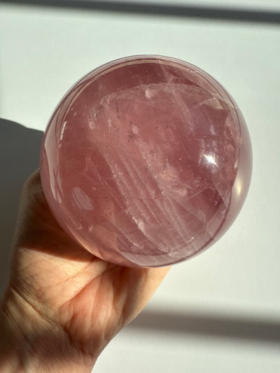 Madagascar Rose Quartz Sphere 6