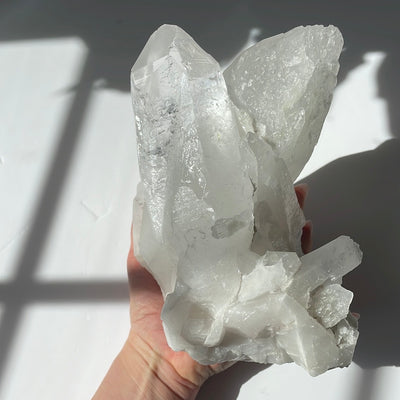 Lemurian Clear Quartz Cluster